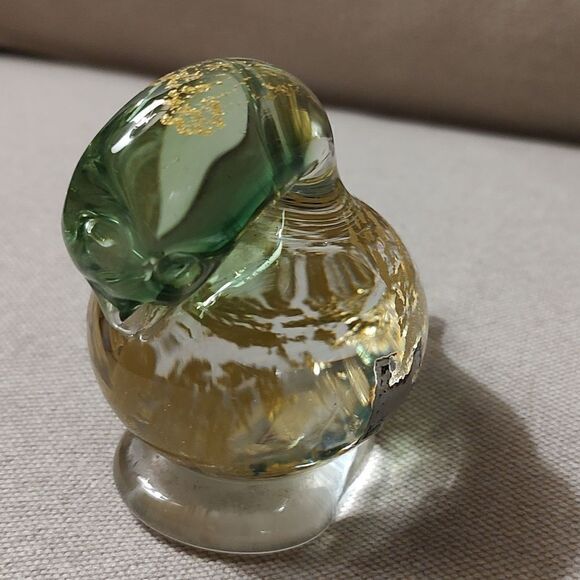 Vintage Hand Blown Art Glass Bird Paperweight Figurine - Picture 2 of 8